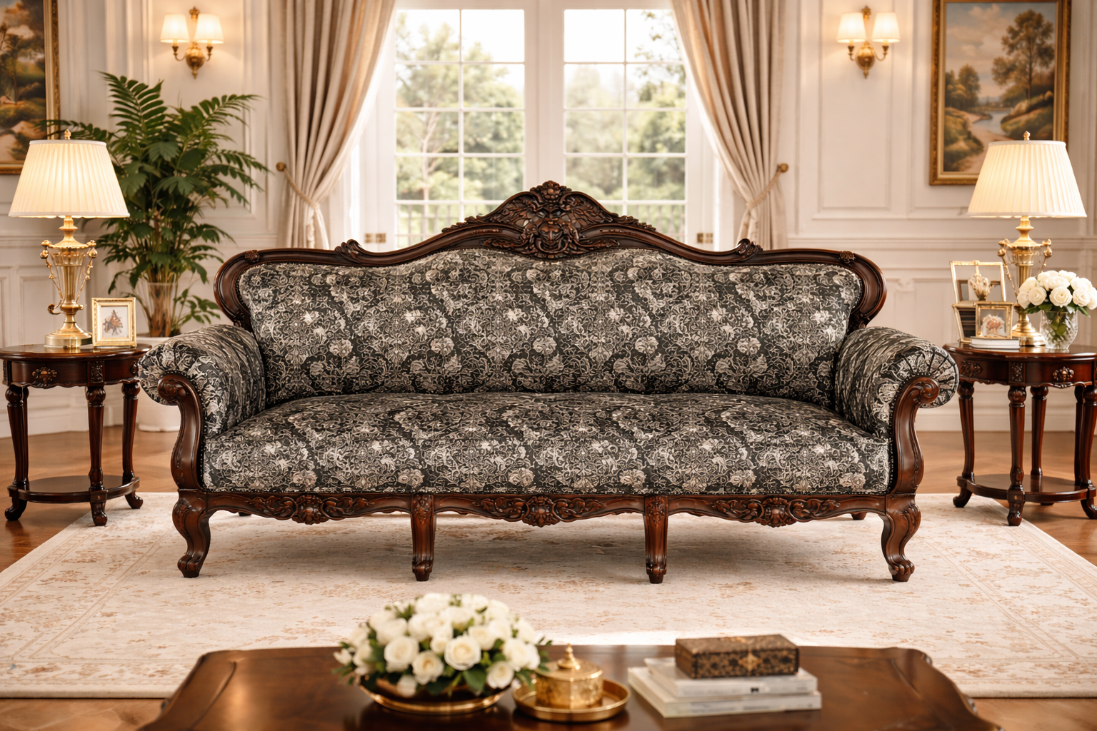 Forest Green Sofa