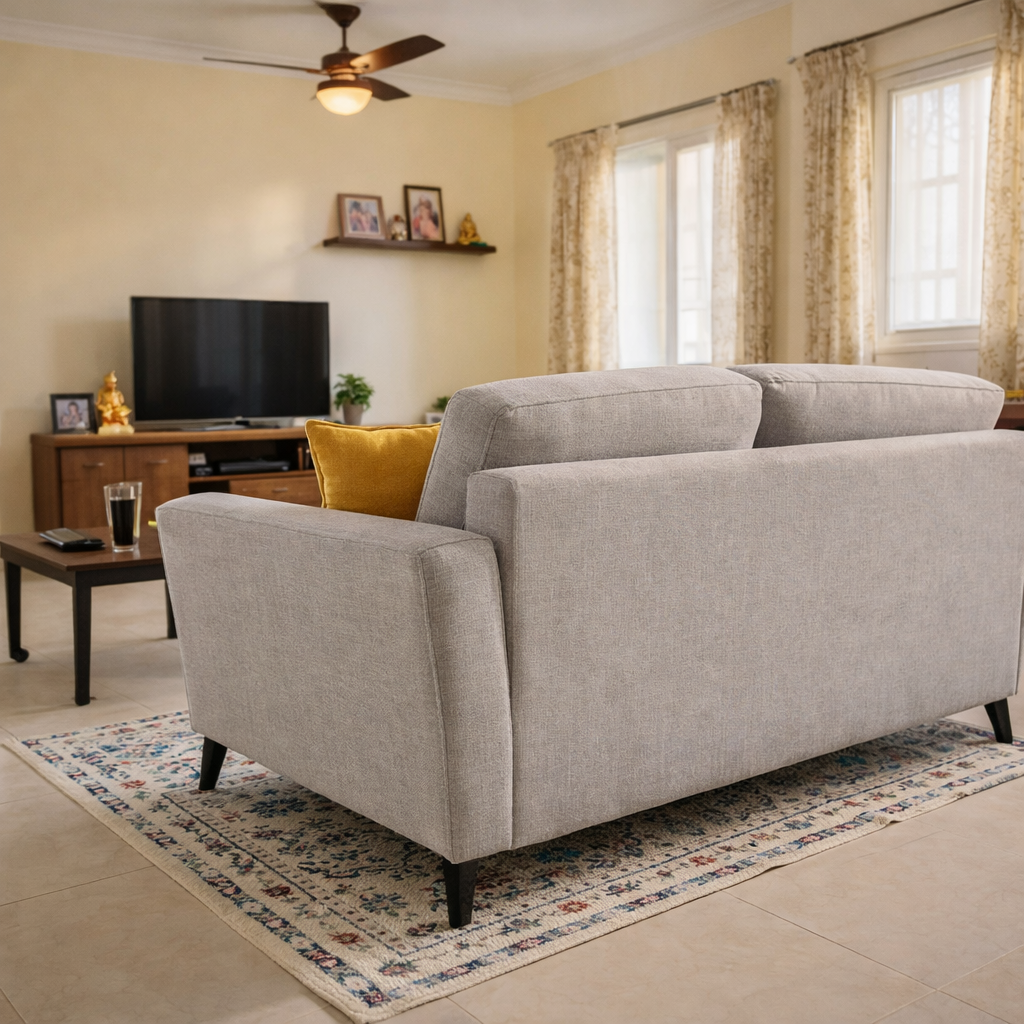 Light Grey Modern Sofa